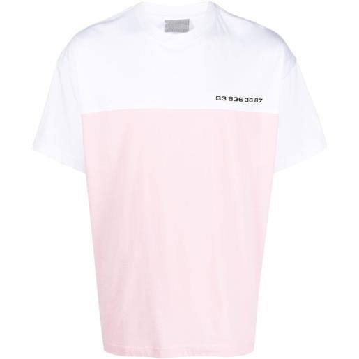VTMNTS t-shirt con design color-block - rosa