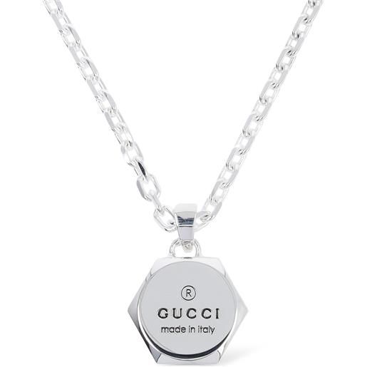 GUCCI collana in argento sterling