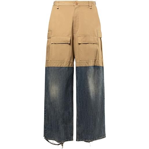 BALENCIAGA pantaloni cargo in cotone