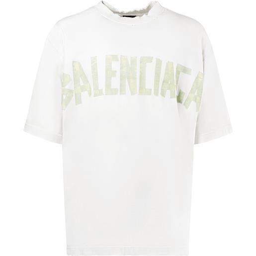 BALENCIAGA t-shirt in cotone con stampa