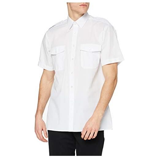 Premier Workwear short sleeve pilot shirt camicia, bianco (white), xxxxx-large uomo