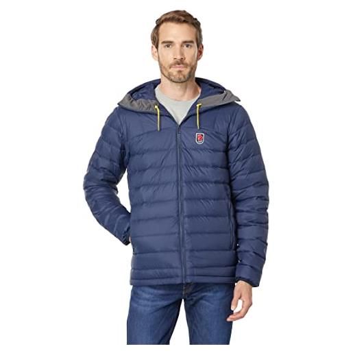 Fjallraven expedition pack down hoodie m, giacca da trekking, uomo, blu (un blue), xxl