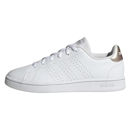 adidas advantage shoes, sneaker donna, ftwr white ftwr white ftwr white, 36 eu