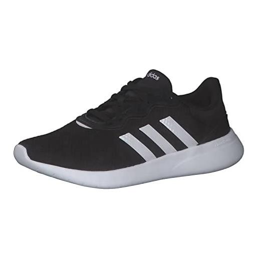 adidas qt racer 3.0, sneakers donna, core black ftwr white almost pink, 36 2/3 eu