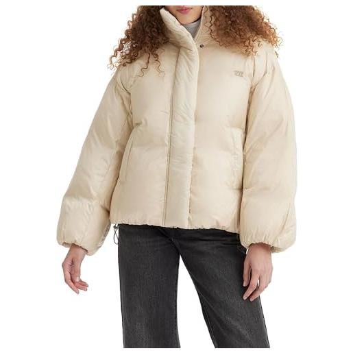 Levi's pillow bubble puffer shorty giacca, caviar, m donna