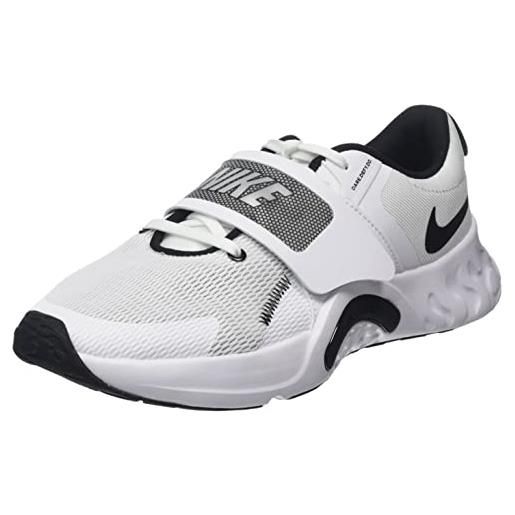 Nike renew retaliation 4, men's training shoes uomo, black/white-dk smoke grey-smoke grey, 45.5 eu