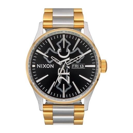 Nixon orologio analogico al quarzo giapponese uomo con cinturino in acciaio inossidabile a1379-5196-00