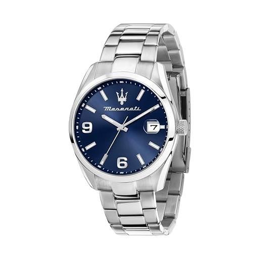 Maserati attrazione orologio uomo, tempo, data, analogico - r8853151013