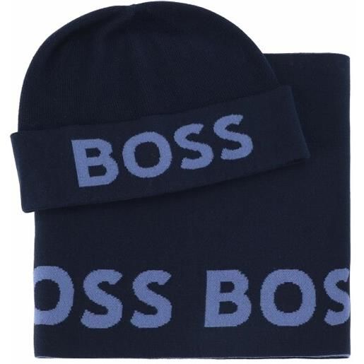 Boss paradiso sciarpa 177 cm blu