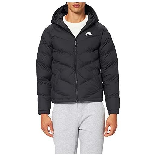 Nike synthetic fill jacke, giacca, unisex-bambini e ragazzi, nero (black/black/black/white) 128