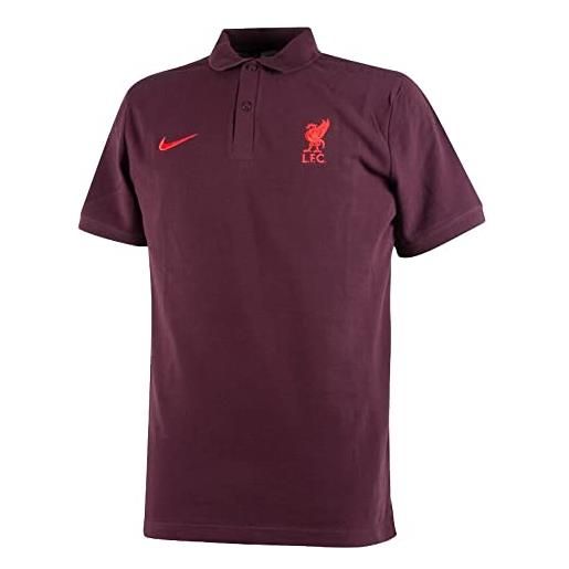 Nike polo uomo f. C. Liverpool dj9699-652, borgogna, m