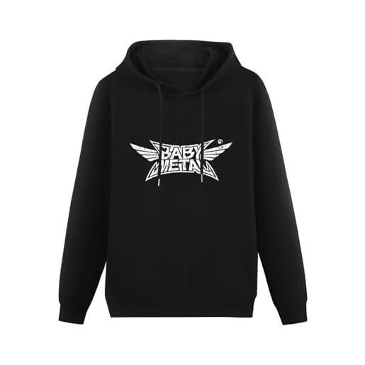 AuduE trendy babymetal hoodies shirt babymetal japanese pop metal band men tops cool hoody male hoodie-shirt size s