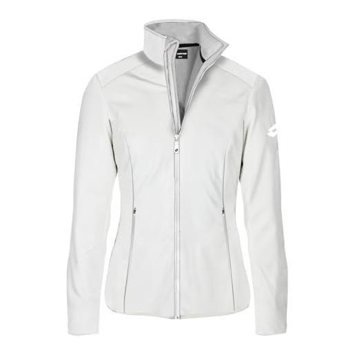 Generico giacca donna lotto full zip 149641 con cappuccio removibile interno felpato (s, nero)
