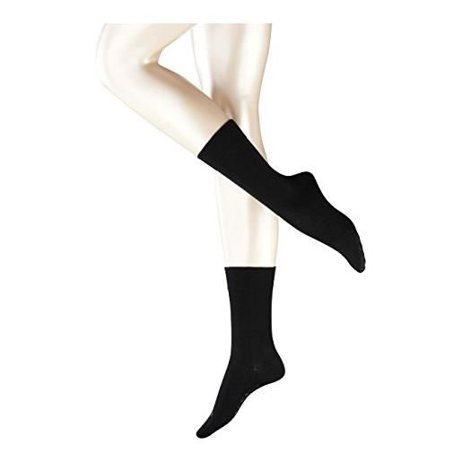 Falke berlin sensitive - calze da donna, confezione da 2, nero , 39-42