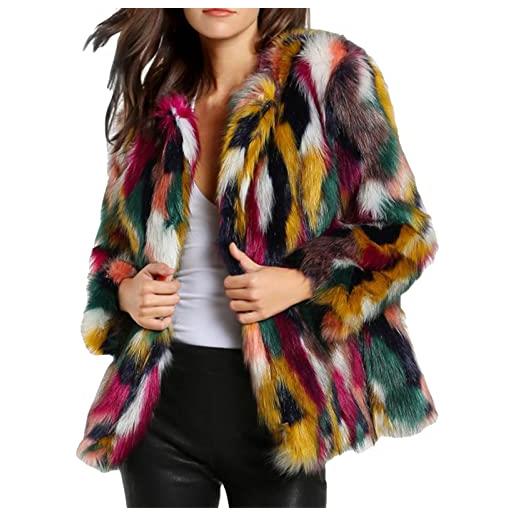 Coo2Sot giacca donna invernale felpa con cappuccio giacca donna in pile cappotti pelliccia sintetica capispalla casual giacca invernali felpe hoodie