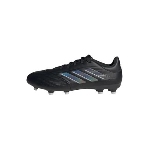 adidas copa pure ii league firm ground boots, scarpe da calcio unisex-adulto, core black/carbon/grey one, 39 eu