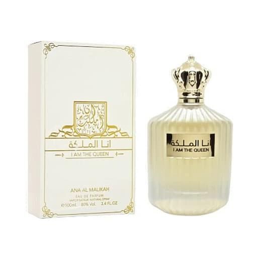 Hilto ana al malikah-i am the queen eau de perfume 100ml arabian oud parfum attar ul arabia lunga durata per le donne