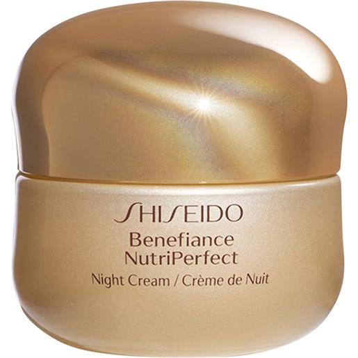 Shiseido linee per la cura del viso benefiance nutri. Perfect night cream