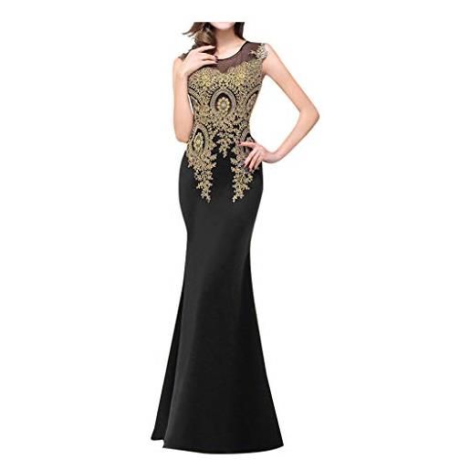 Zilosconcy party gown evening mermaid ball donne long prom formal bridesmaid dress beaded women's dress vestito scollato dietro