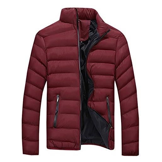 Generico uomo giacca da sci impermeabile montagna giacche montagna in pile da uomo giacca da sci calda multi-tasche pile invernale antivento cappotto cappotto uomo giacca leggera uomo