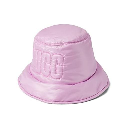 UGG cappello da pescatore trapuntato con logo per tutte, quarzo rosa. , s/m