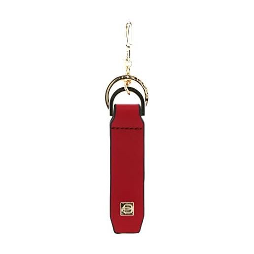 PIQUADRO circle keychain with carabiner rosso 3