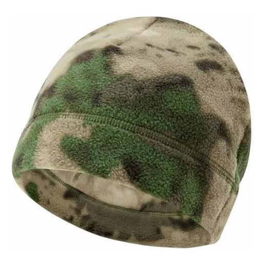 KINROCO cappello uomo donna inverno caldo berretto mimetico cappelli lana beanie cappucci cranio berretto(size: 56-62cm/22.0-24.4in, color: rovine verdi)