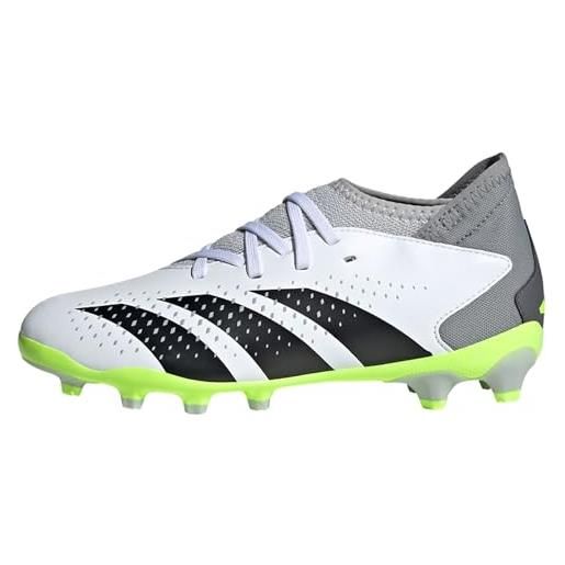 adidas predator accuracy. 3 multi-ground boots, scarpe da ginnastica, ftwr white/core black/lucid lemon, 28 eu