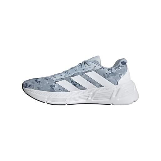 adidas questar 2 grafica m, scarpe da ginnastica uomo, wonder blue cloud white inchiostro preloved, 40 eu