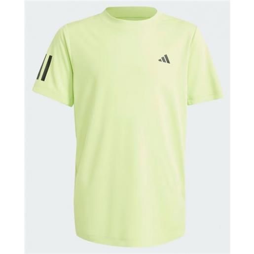 Adidas Junior b club 3str tee t-shirt m/m lime junior bimbo