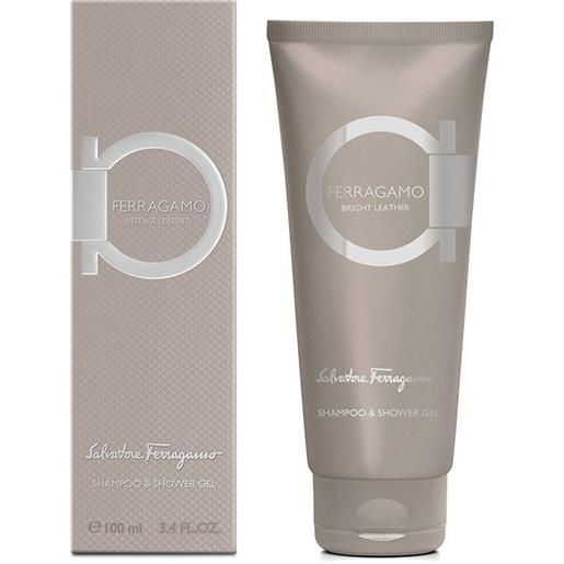 SALVATORE FERRAGAMO ferragamo bright leather shampoo and shower gel shampoo doccia 200 ml