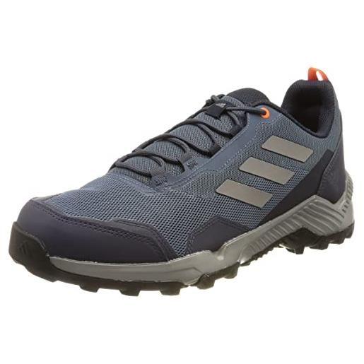 adidas eastrail 2.0 hiking, sneakers uomo, blu blue rush grey five core black, 41 1/3 eu