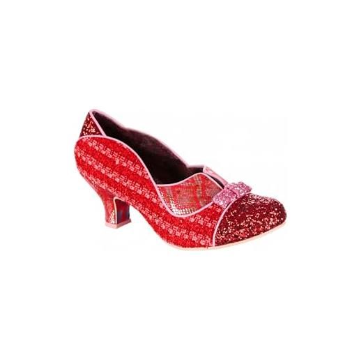 Irregular Choice reggi, scarpe décolleté donna, rosso, 38 eu