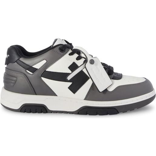 Off-White sneakers out of office in pelle - grigio
