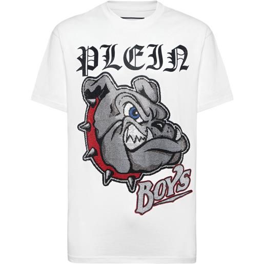 Philipp Plein t-shirt bulldogs - bianco