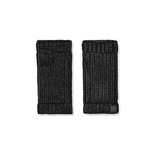 UGG chunky - guanti senza dita, taglia unica, colore: nero, nero, taglia unica