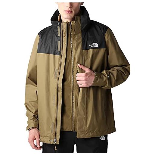 The north face evolve ii giacca, verde, s uomo