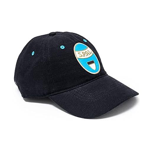 S.P.A.L. S.R.L. cappello con visiera, collezione ufficiale 2022/2023, one size, nero, unisex