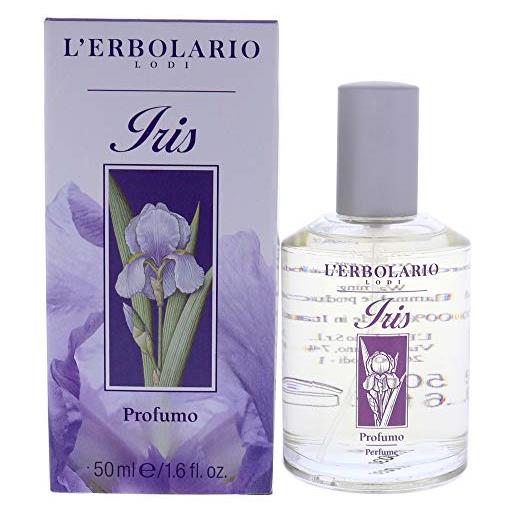 L'Erbolario, profumo donna iris, profumo da donna, fragranza da donna, eau de parfum donna, fragranza fiorita, formato da 50 ml