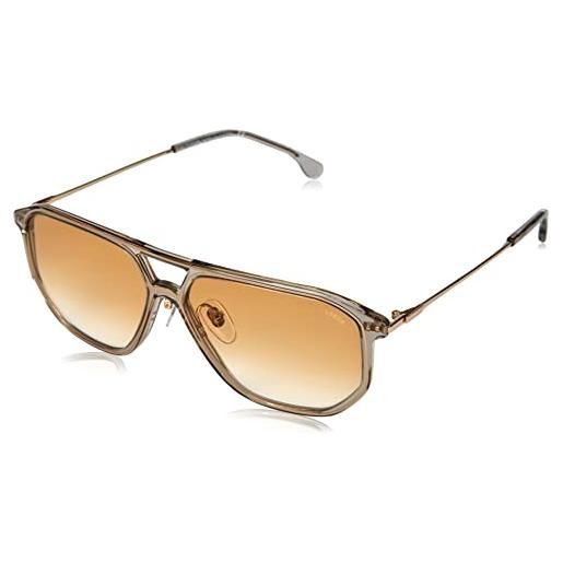 Lozza sl4280 sunglasses, grigio (transp. Light grey), 58 unisex-adulto