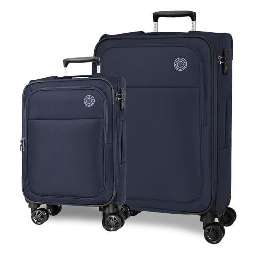 MOVOM atlanta set di valigie, taglia unica, blu, taglia unica, set di valigie