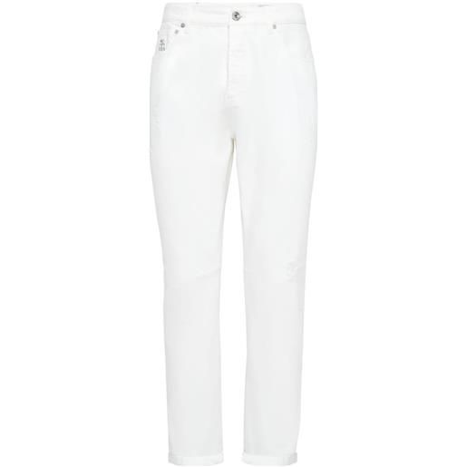 Brunello Cucinelli jeans dritti - bianco