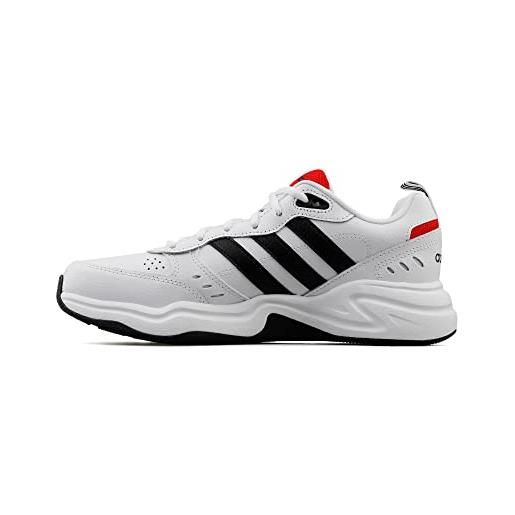 adidas strutter shoes, sneaker uomo, ftwr white core black active red, 43 1/3 eu