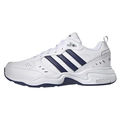 adidas strutter shoes, sneaker uomo, ftwr white dark blue matte silver, 46 2/3 eu