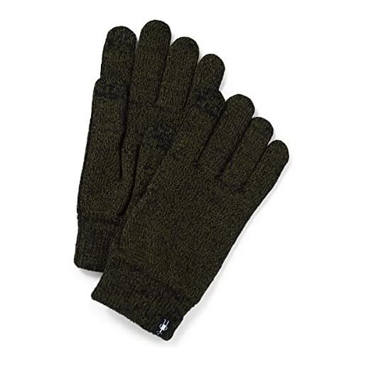 Smartwool cozy glove, guanto accogliente unisex-adulto, muschio invernale, l/xl