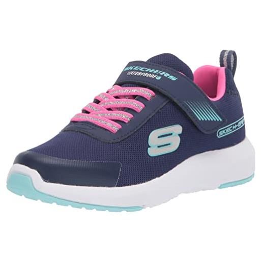 Skechers dynamic tread misty magic, scarpe da ginnastica bambine e ragazze, marina militare, 34 eu