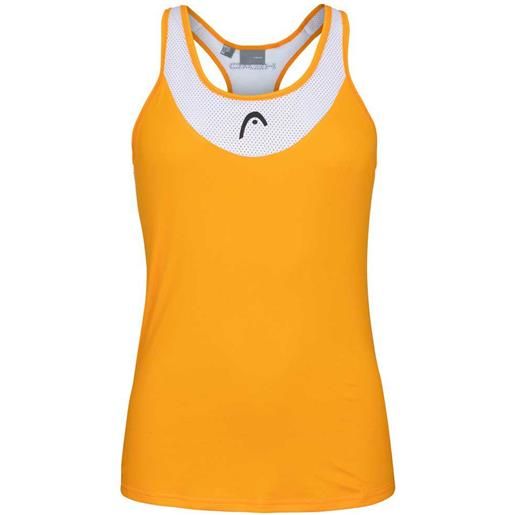 Head Racket tenley sleeveless t-shirt arancione m donna