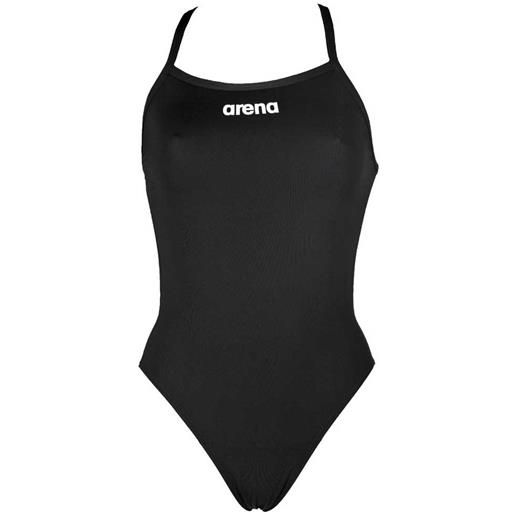Arena solid lightech high swimsuit nero fr 34 donna