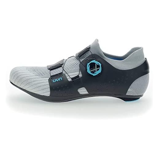 UYN naked full-carbon, sneaker uomo, argento/blu, 38 eu