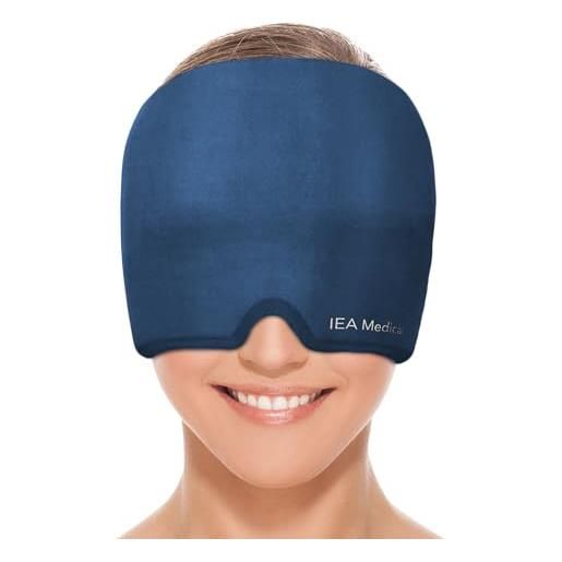 IEA Medical maschera per emicrania, maschera rinfrescante emicrania, maschera per il sonno, rinfrescante, cappello per emicrania, maschera per mal di testa, cappello in rilievo